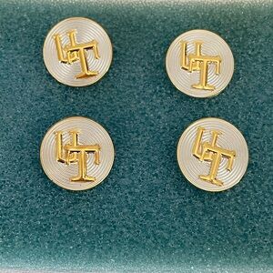 UT Gold and Silver Monogram Buttons